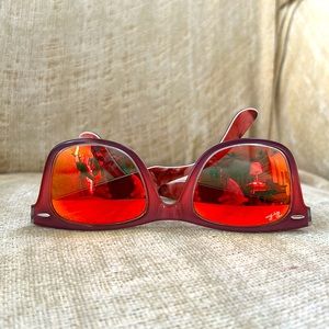 Rayban Wayfarer | Purple Pink Floral RB2140F 1200/4W Unisex - Used Good Conditio